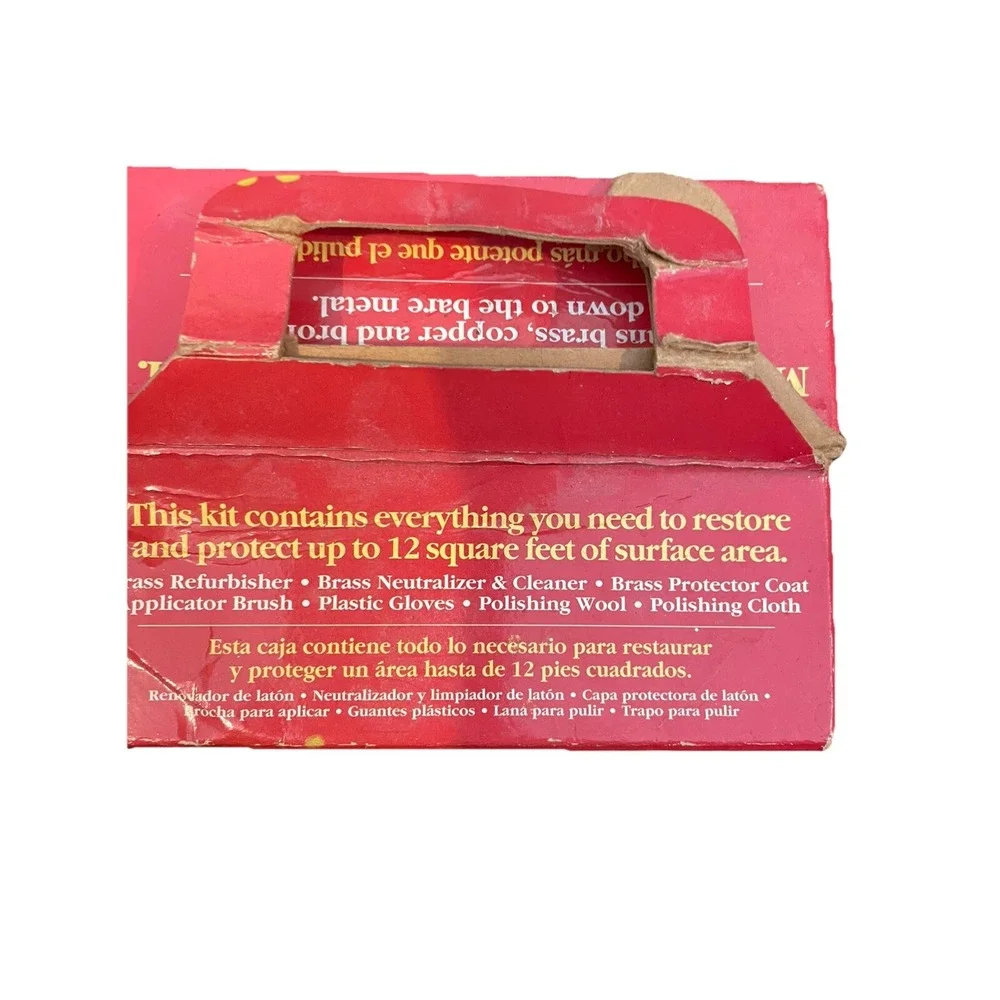 Gillespie Brass Renewal Kit Cleans Copper‎ & Bronze Cleaner New Old Stock